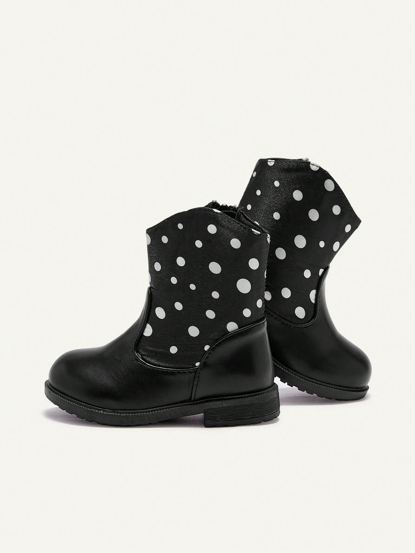 Polka Dot Fun Retro Baby Ankle Boots Western Cowboy Boots