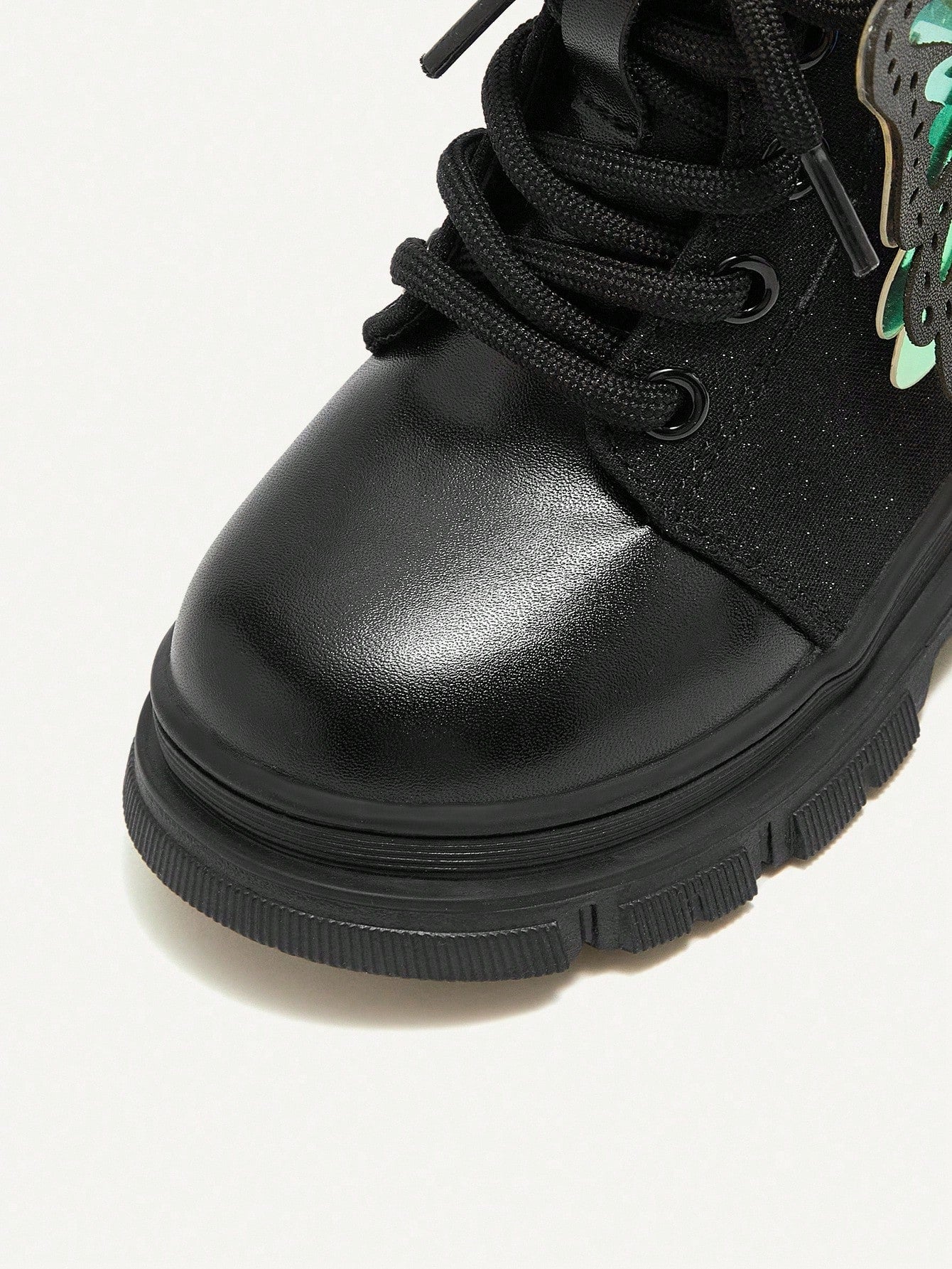 Fashion Versatile Colorful Butterfly Lace-Up Anti-Slip Comfortable Baby Ankle Boots