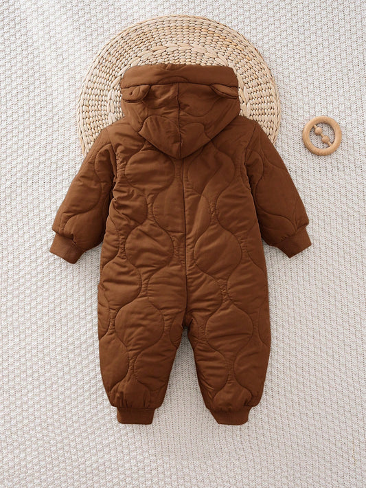 Baby Boy Baby Girl Autumn And Winter Three-Dimensional Ear Hooded