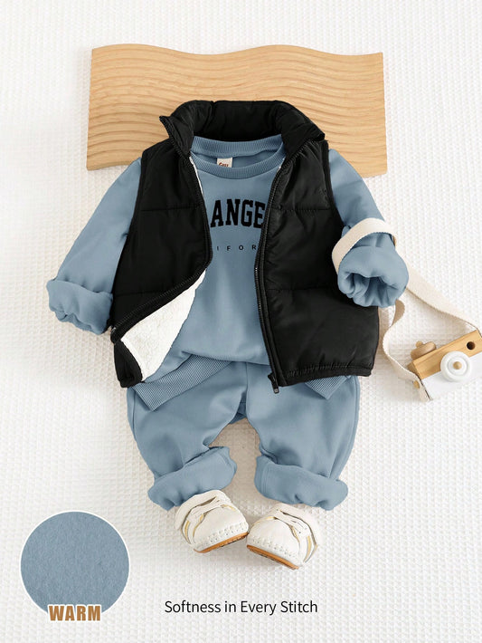 Baby Boys Multicolor Long Sleeve Outerwear Co Ords-S 6-9M