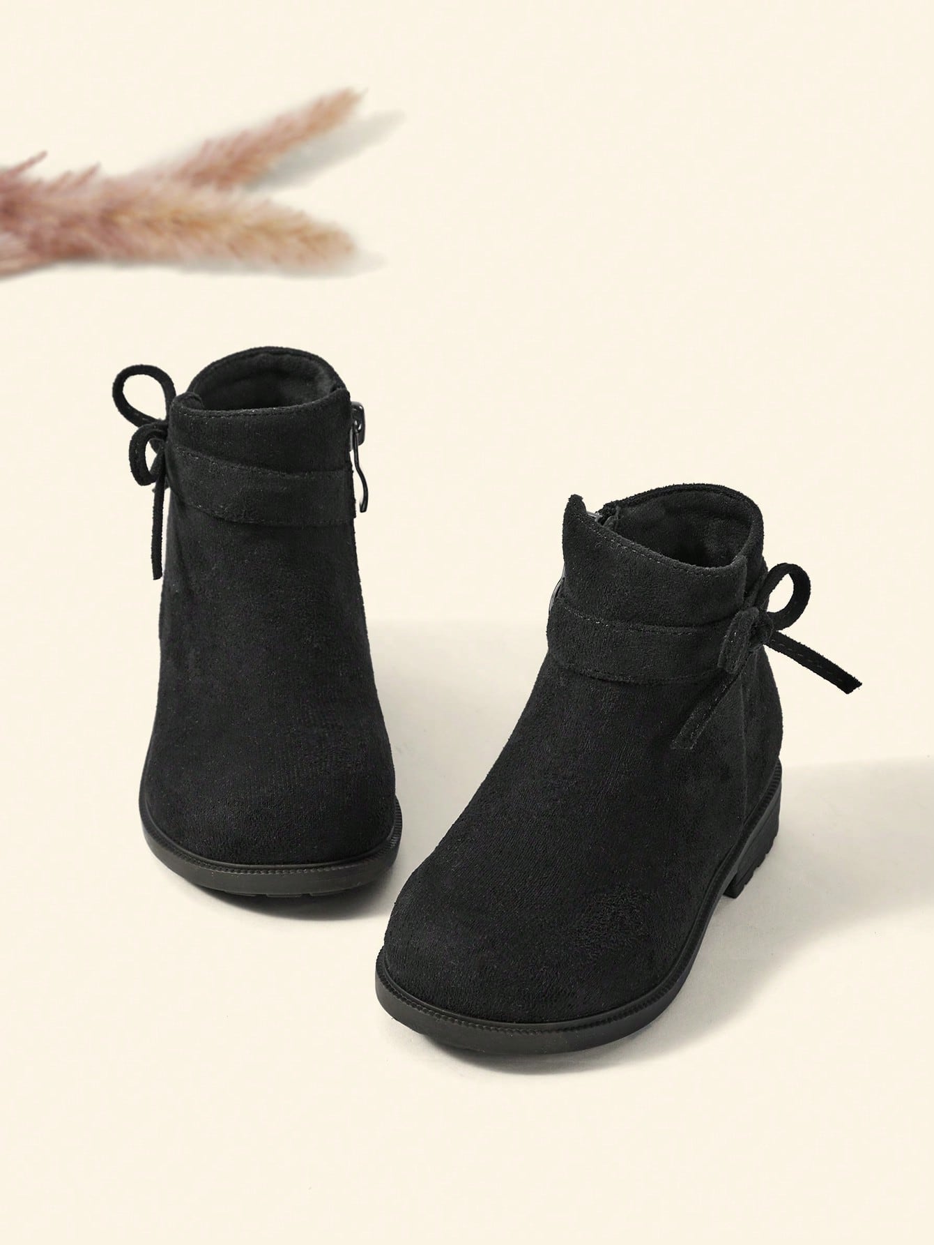 Baby Girls Bow Decor Breathable Fashion Classic Boots For Outdoor