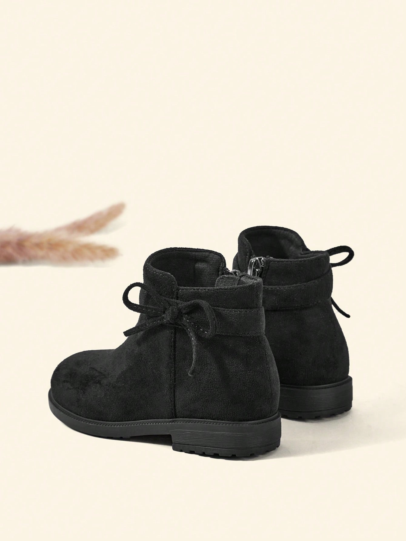 Baby Girls Bow Decor Breathable Fashion Classic Boots For Outdoor