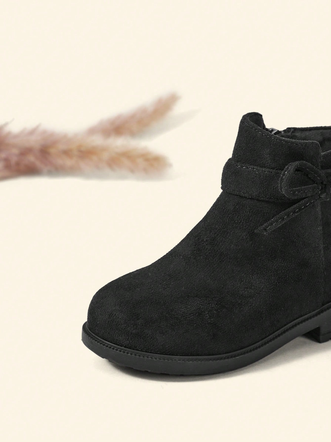 Baby Girls Bow Decor Breathable Fashion Classic Boots For Outdoor