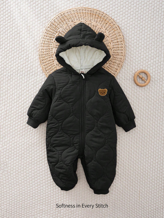 Baby Boy Baby Girl Autumn And Winter Three-Dimensional Ear Hooded