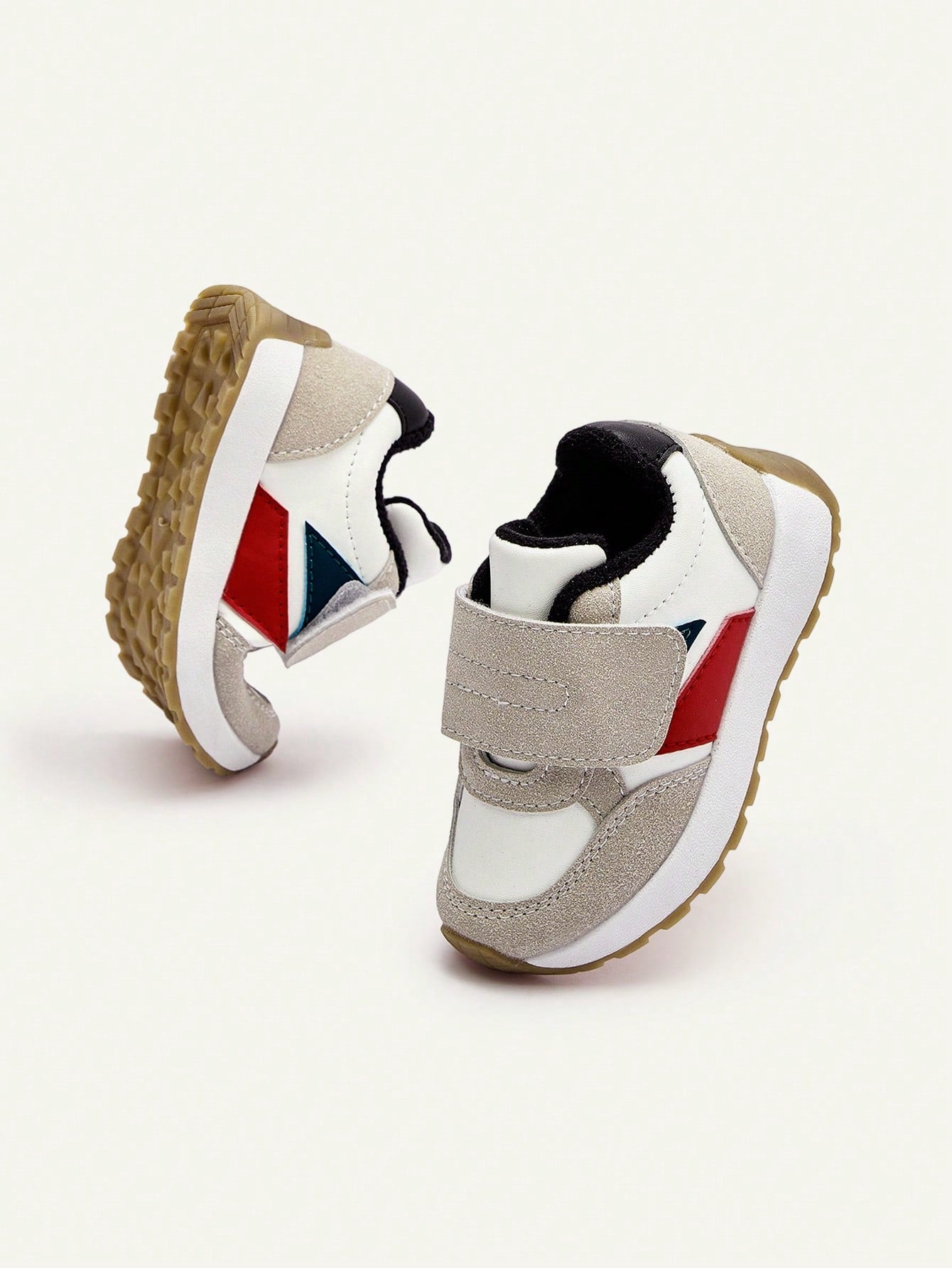 Contrasting Colors Multi-Color Matching Boys Soft Bottom Flat