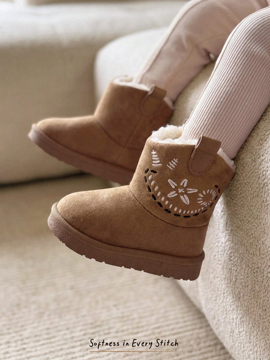 Camel Winter High-Top Snow Boots