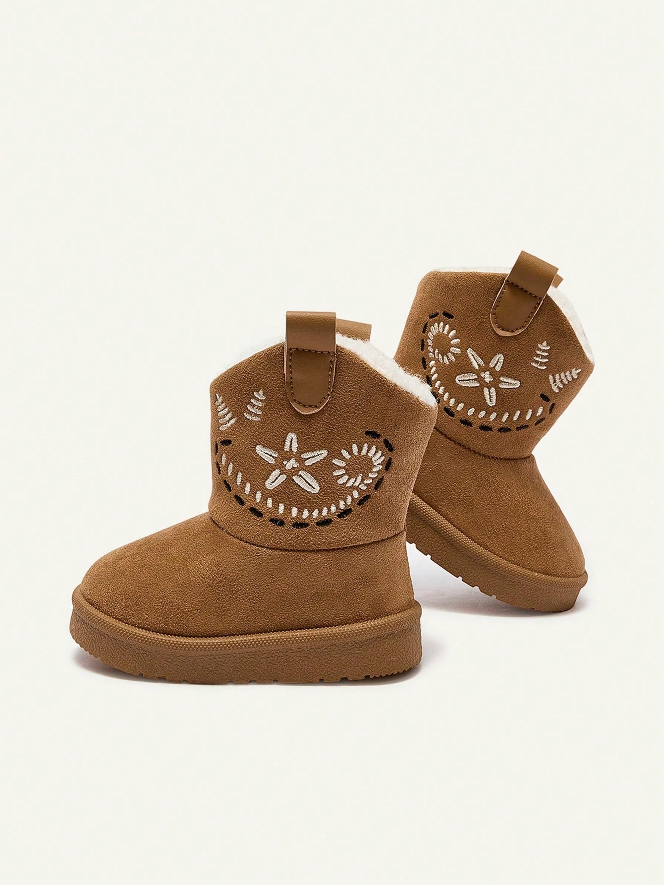 Camel Winter High-Top Snow Boots