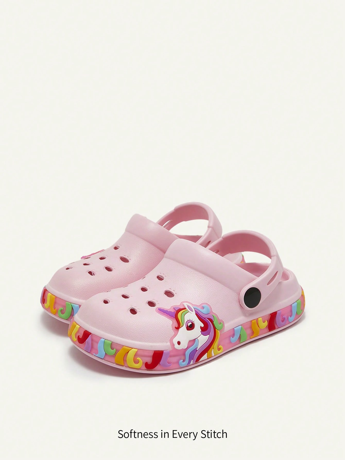 Lightweight Fashionable Pink Cartoon Cute Casual Breathable Sandals