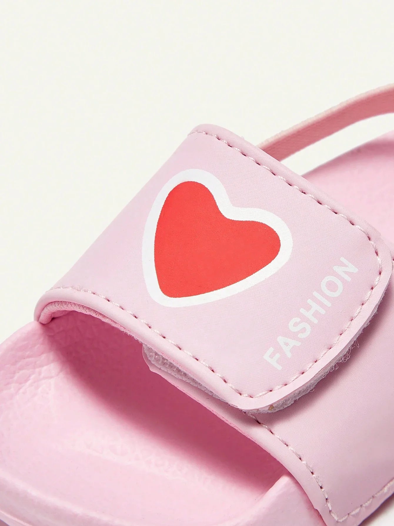 Versatile Heart Pattern Anti-Slip Beach Sandals, Cute Outdoor Baby Slippers