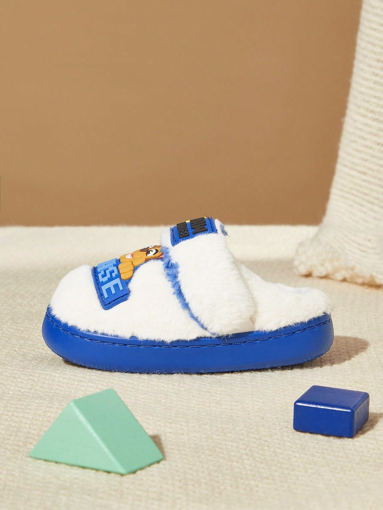 PAW Patrol Autumn And Winter Boys Blue Cute Cartoon Non-Slip Indoor Slippers
