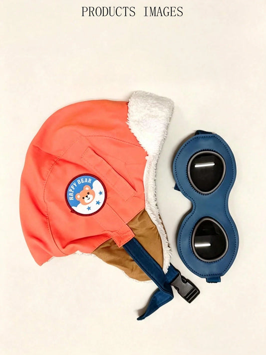 Girls And Boys, Thermal Lined Earflap Hat For Autumn/Winter