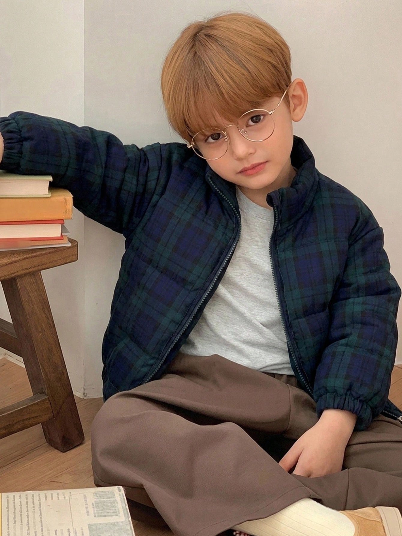Long Sleeve Thick Outerwear Cool Young Boys Padded Coat Fall