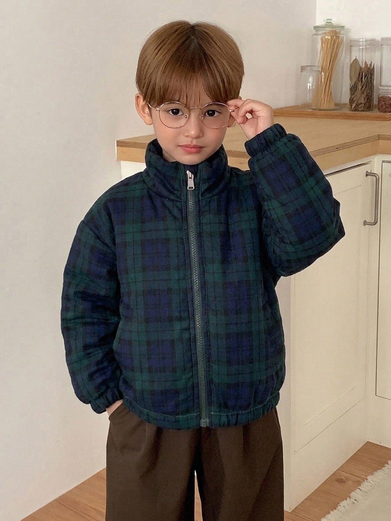 Long Sleeve Thick Outerwear Cool Young Boys Padded Coat Fall