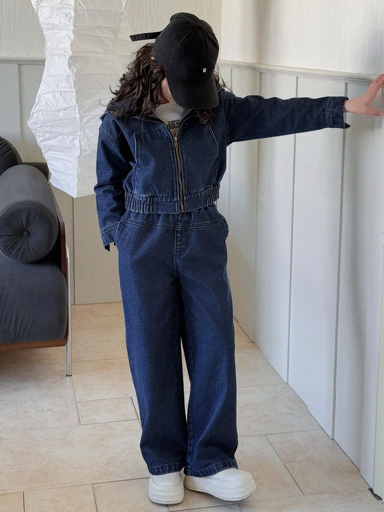Tween Girl Tween Girl Denim Outfit Dark Wash