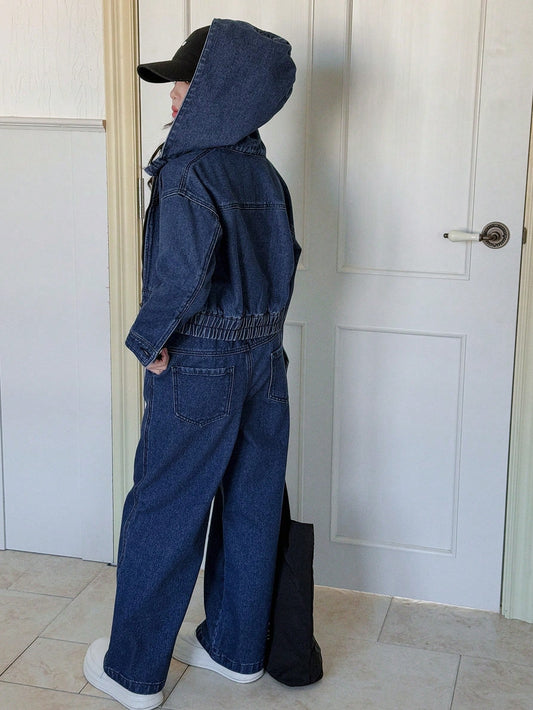 Tween Girl Tween Girl Denim Outfit