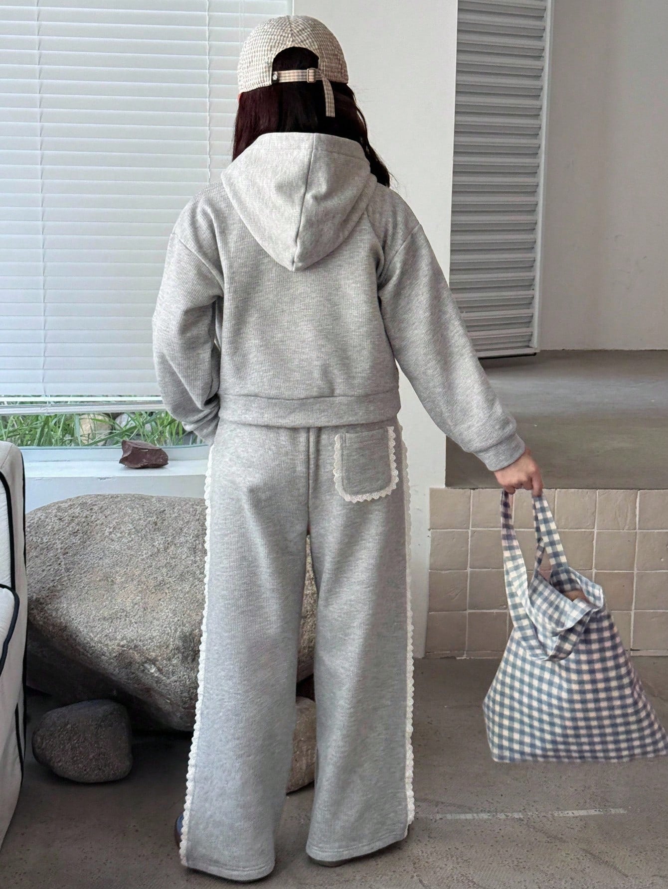Tween Girls Butterfly Print Hoodie Long Sleeve Top And Pants