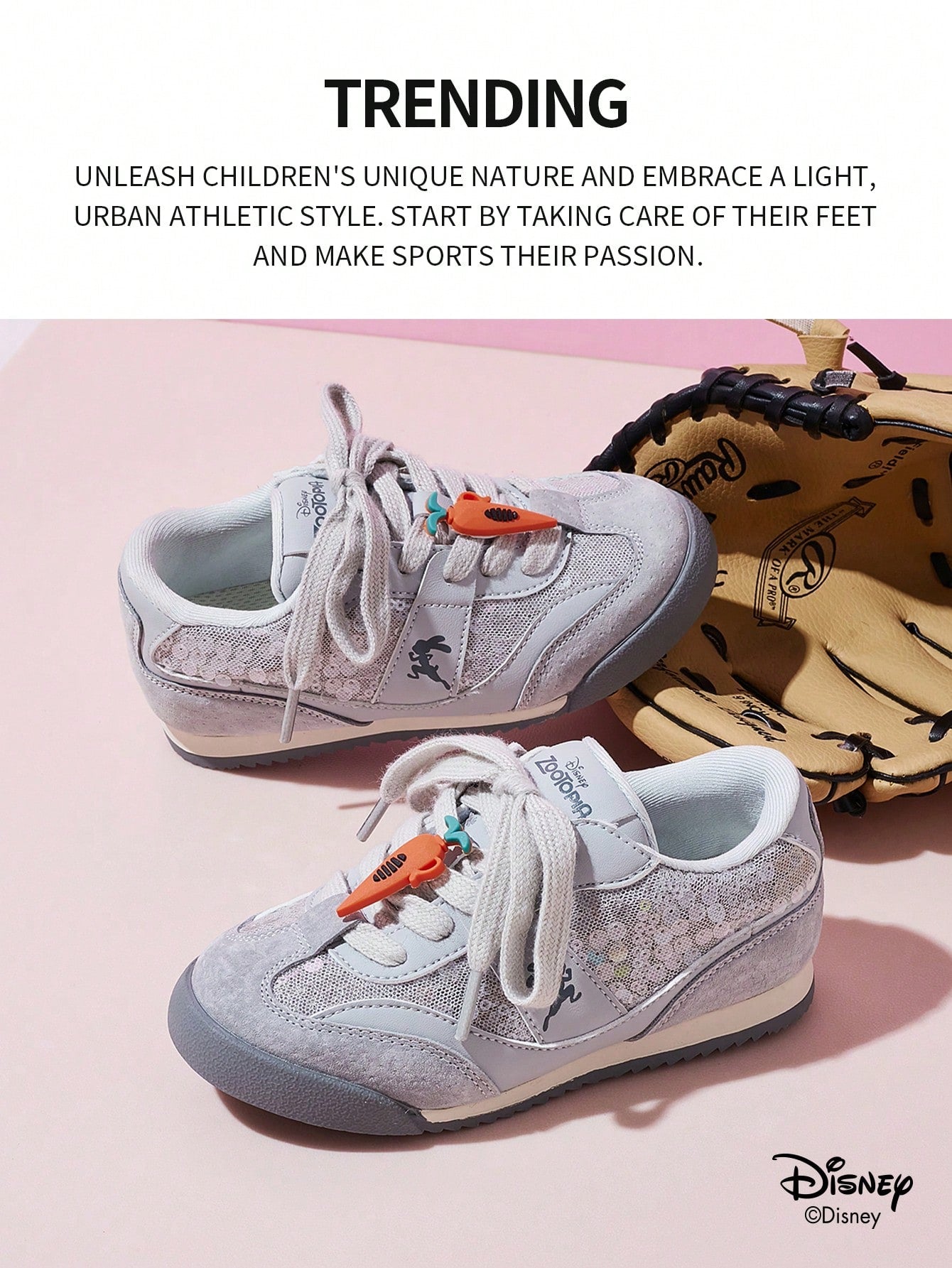 Genuine Co Branded Zootopia2 Children's Sports Shoes