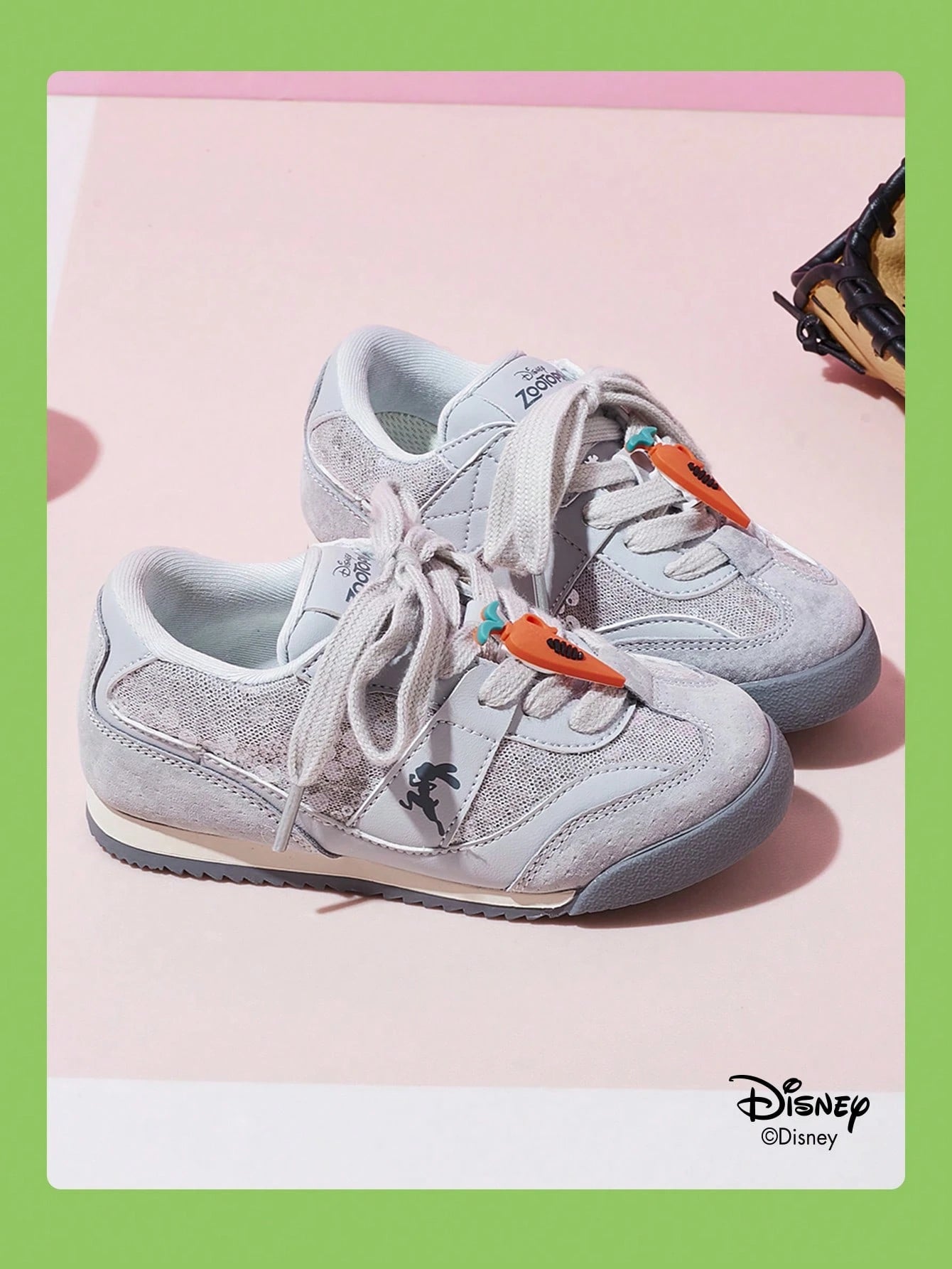 Genuine Co Branded Zootopia2 Children's Sports Shoes Grey