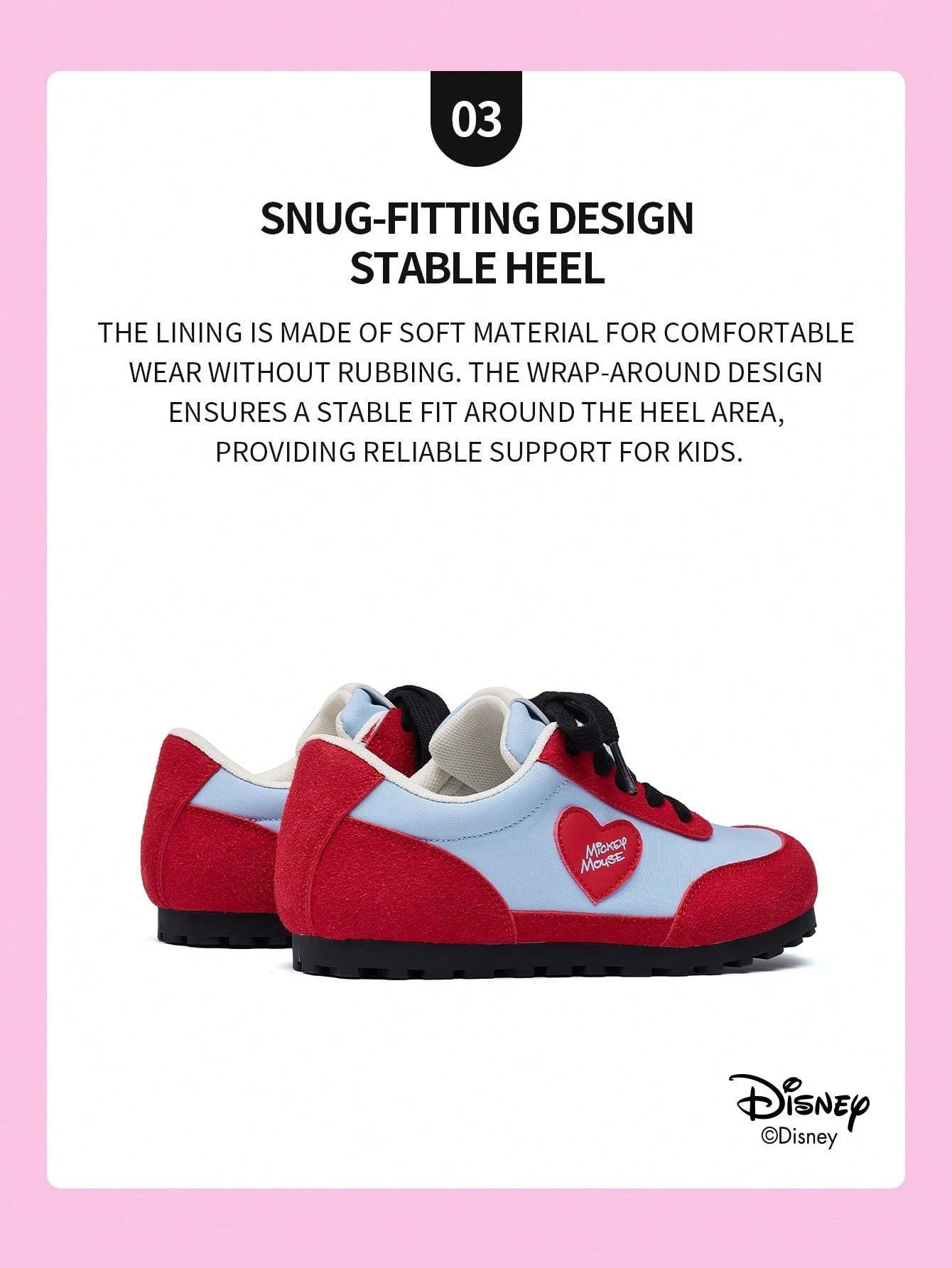 A Pair Of Disney Official Mickey Family Children's Sports Shoes