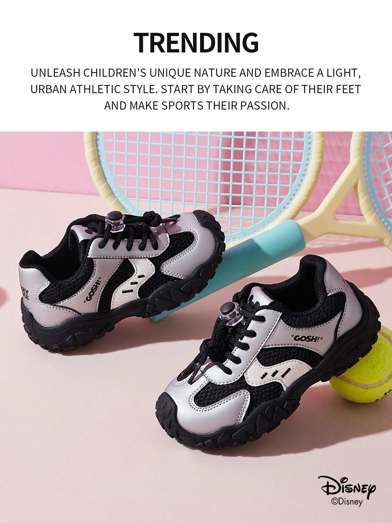 A Pair Of Disney Official Mickey Family Children's Sports Shoes
