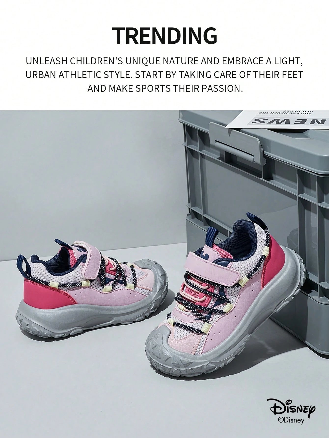 A Pair Of Disney Official Mickey Family Children's Sports Shoes