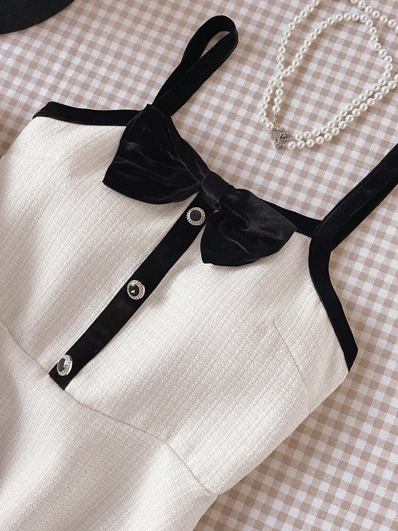Elegant Cardigan Jacket And Bowknot Decor Slip Dress 2 Piece Set