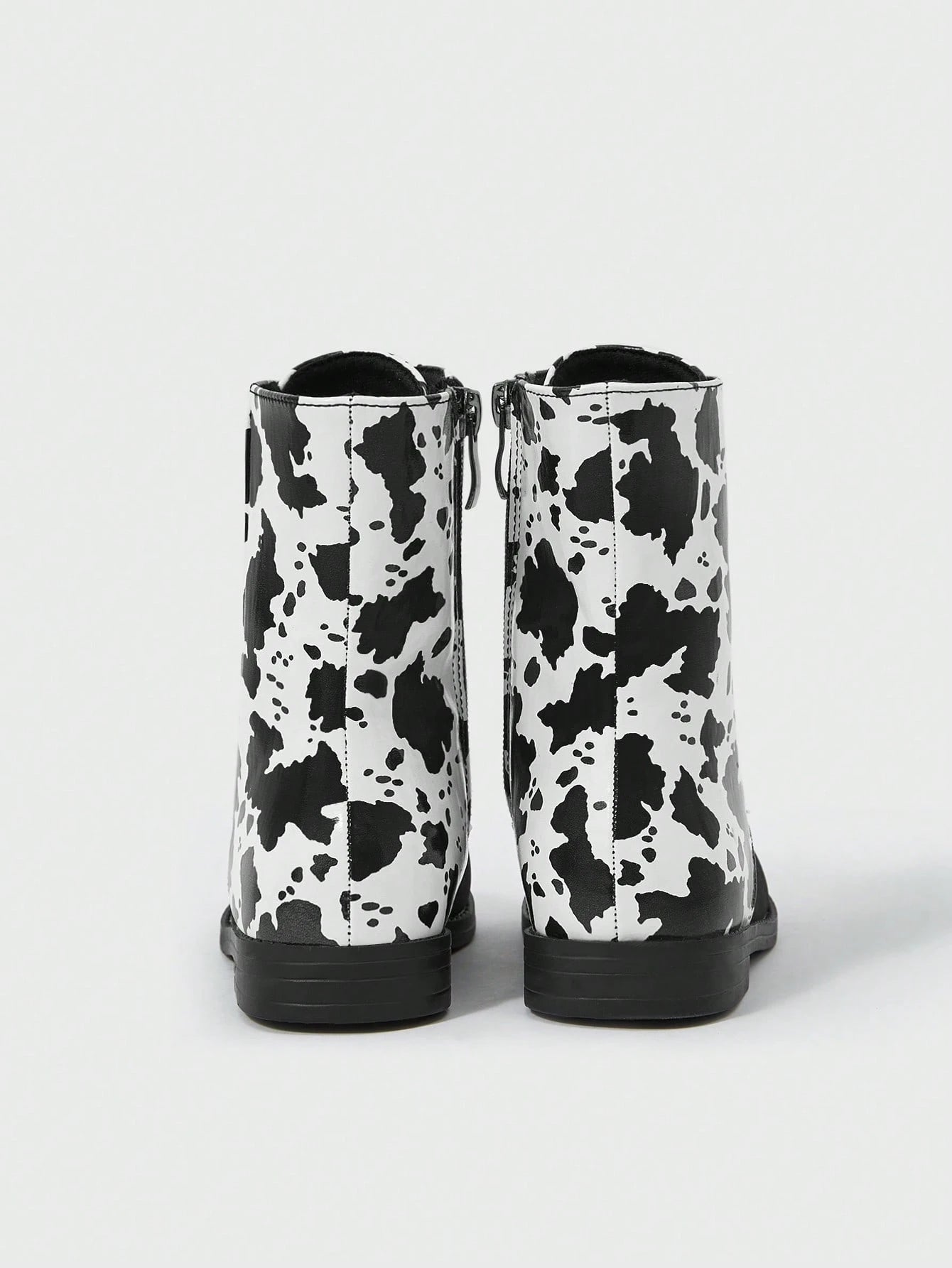 Patchwork & Graffiti Design Street Style Waterproof And Breathable Shoes For Girls