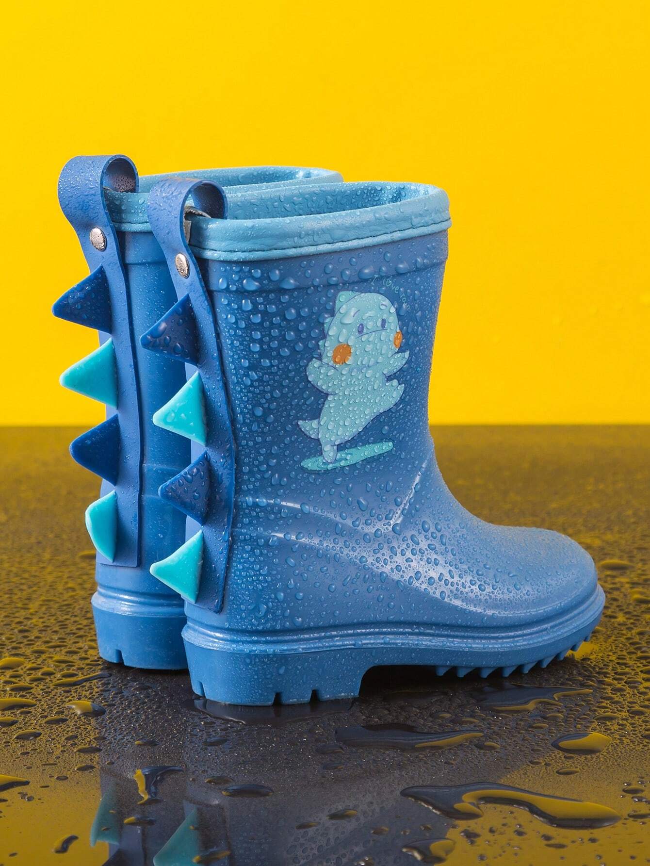 GentleChild Kids Waterproof Rain Boots Royal Blue