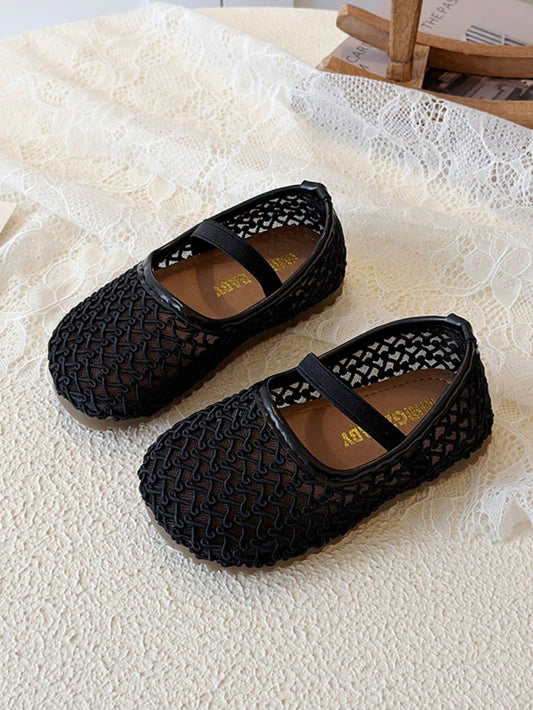 Mesh Hollow Breathable Cool Vacation Princess Shoes