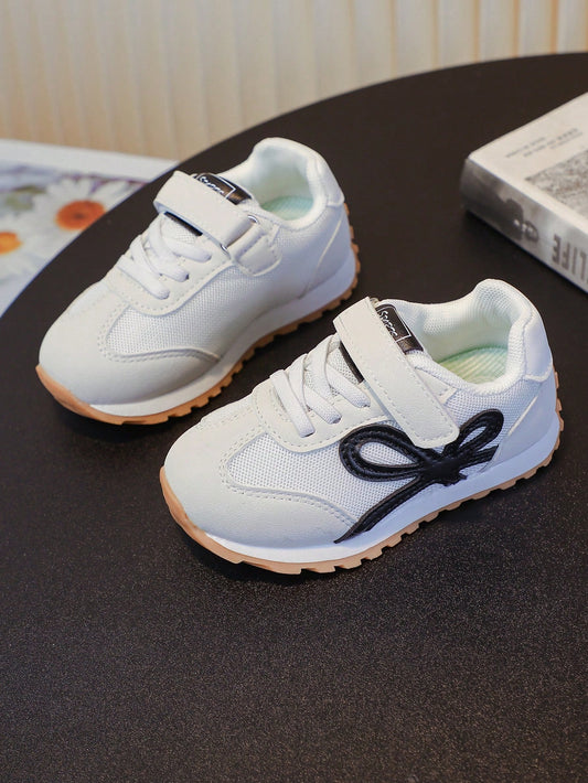 Girls Casual Sports Sneakers Kids Breathable Soft Sole Anti-Slip Trainers