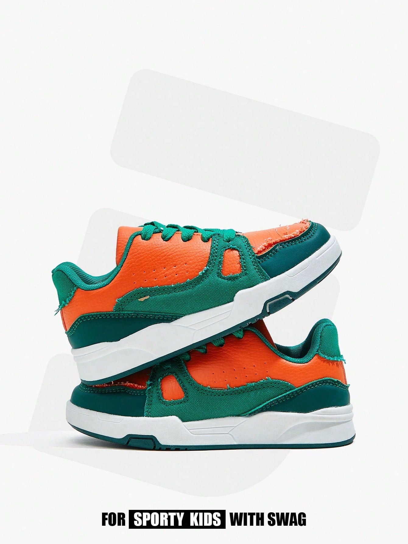 Cool Colorblock Flat Soft Bottom Casual Sports Shoes For Boys