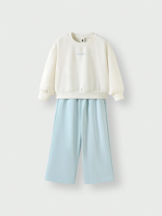 2pcs Young Boy Casual Set