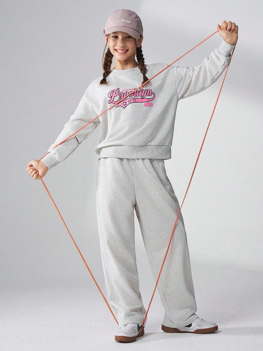 Tween Girls 2pcs Set Grey