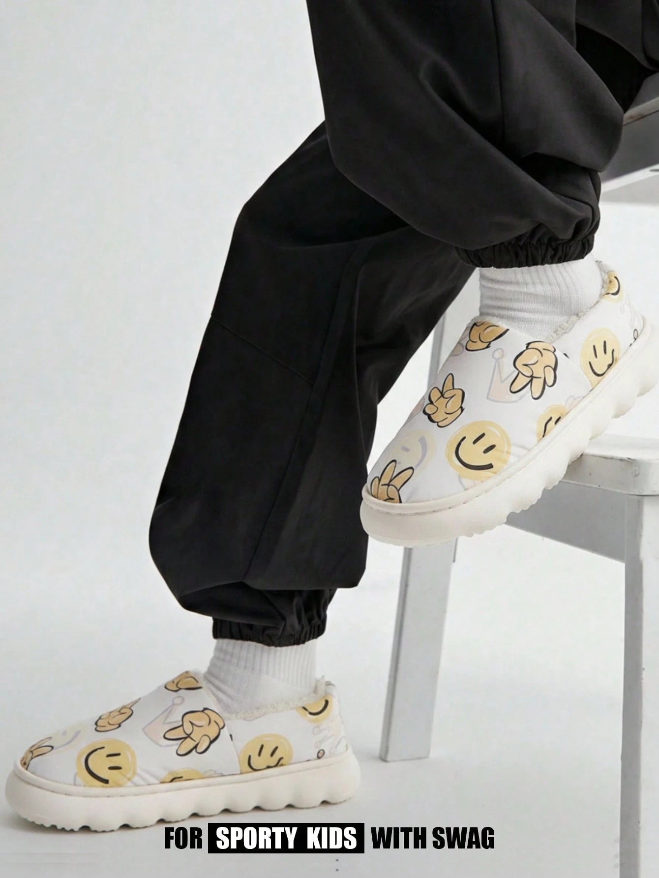 Children Soft Plush Warm Winter Home Shoes