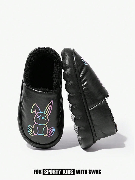 Cartoon Rabbit Children Boy Indoor Slippers
