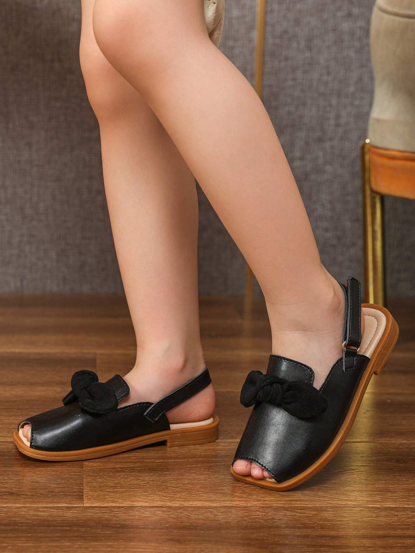 Kids Girls Bowknot Sandals