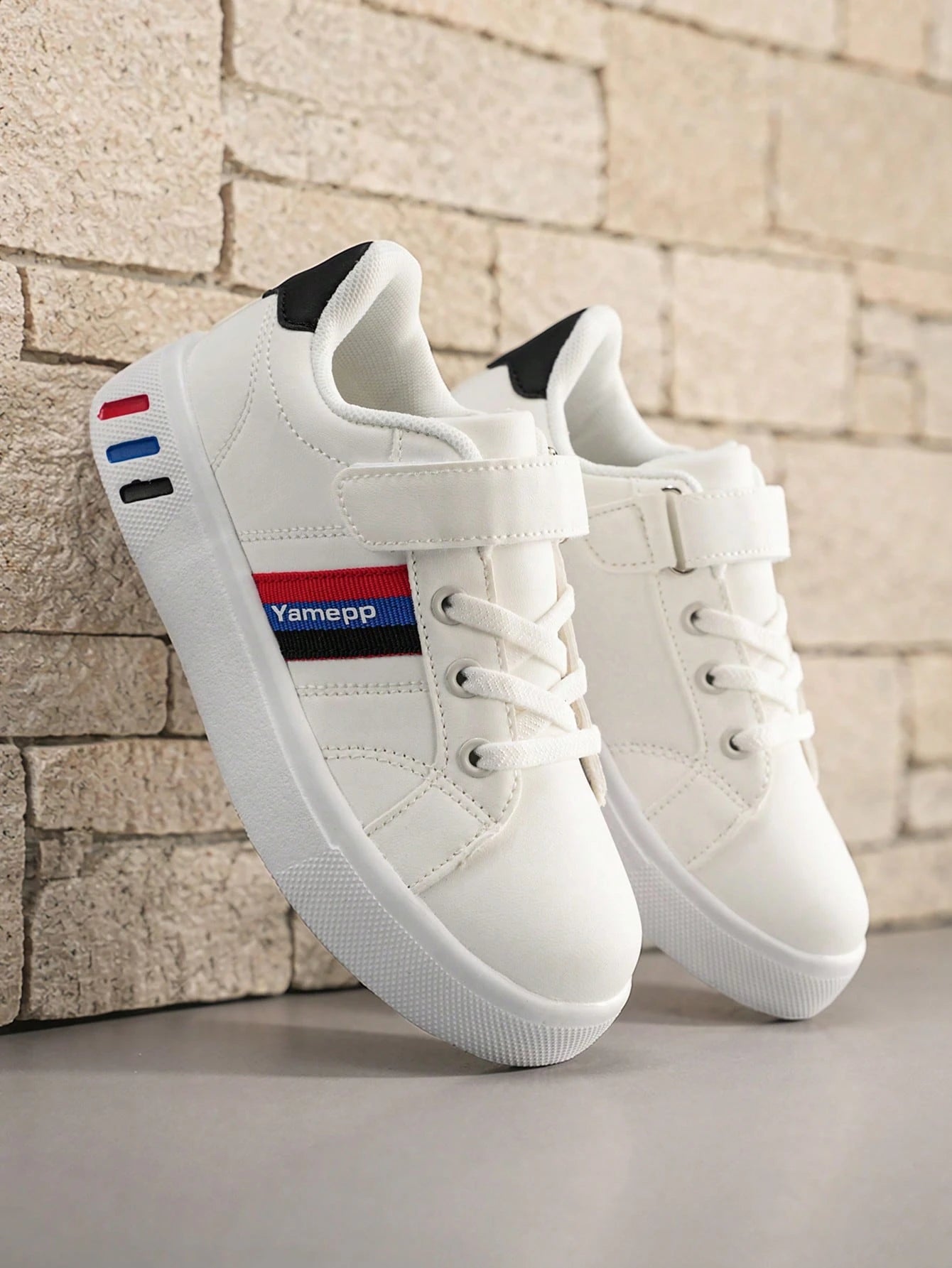 Elastic And Soft Patchwork Design Shoes