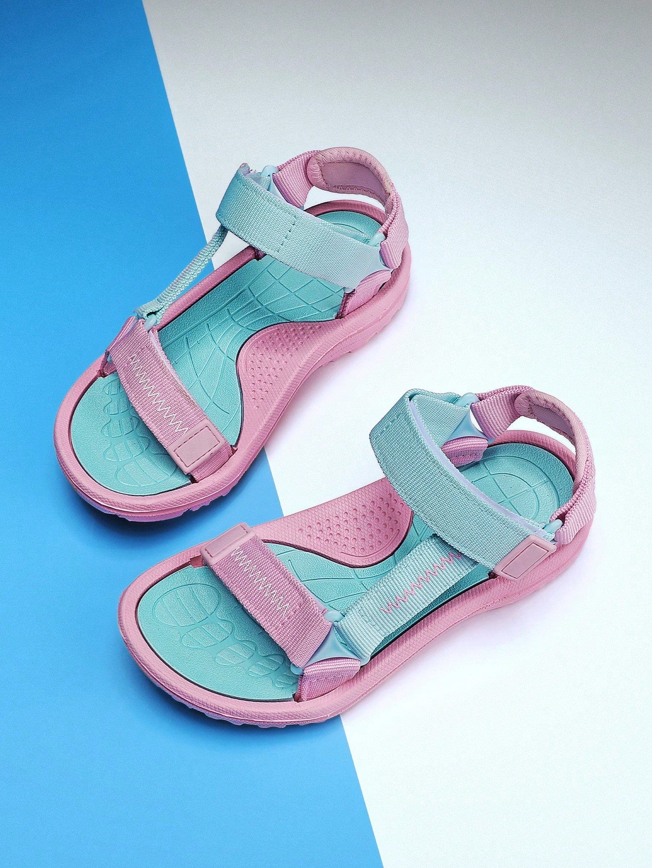Kids' Summer Sports Sandals, Lightweight Breathable Comfortable Double Strap