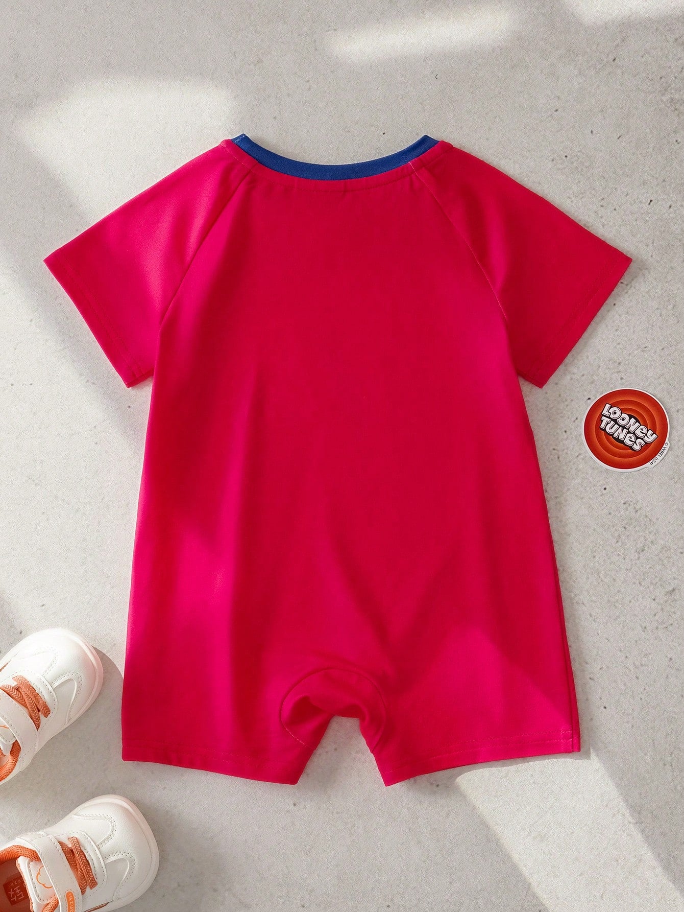 Cute Baby Girl Comfortable Round Neck Short Sleeve Romper