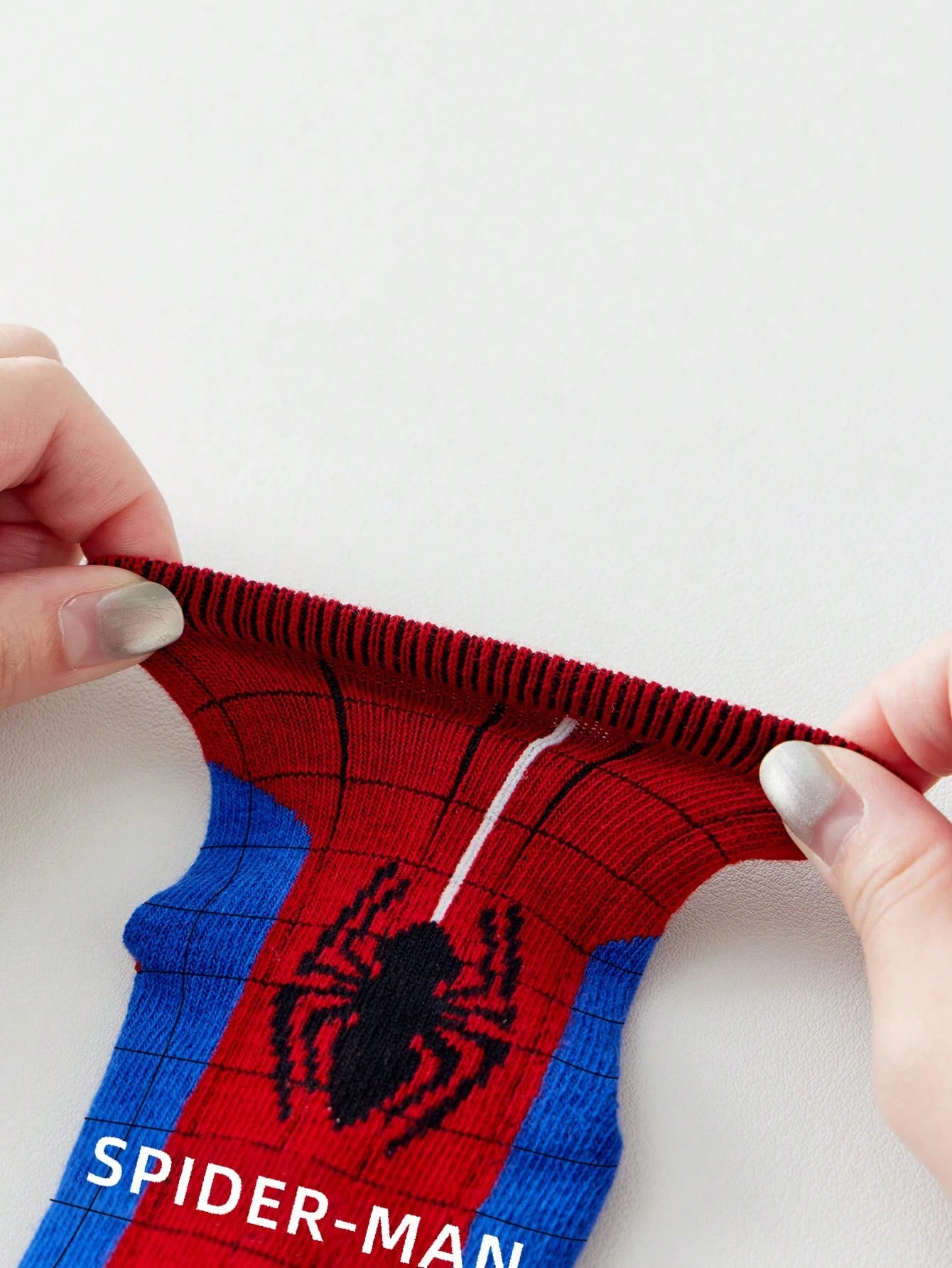 5 Pairs Of Children's Spider-Man Themed Socks