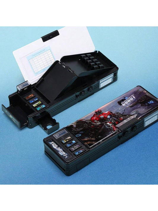 Password Lock Multi-Functional Stationery Box