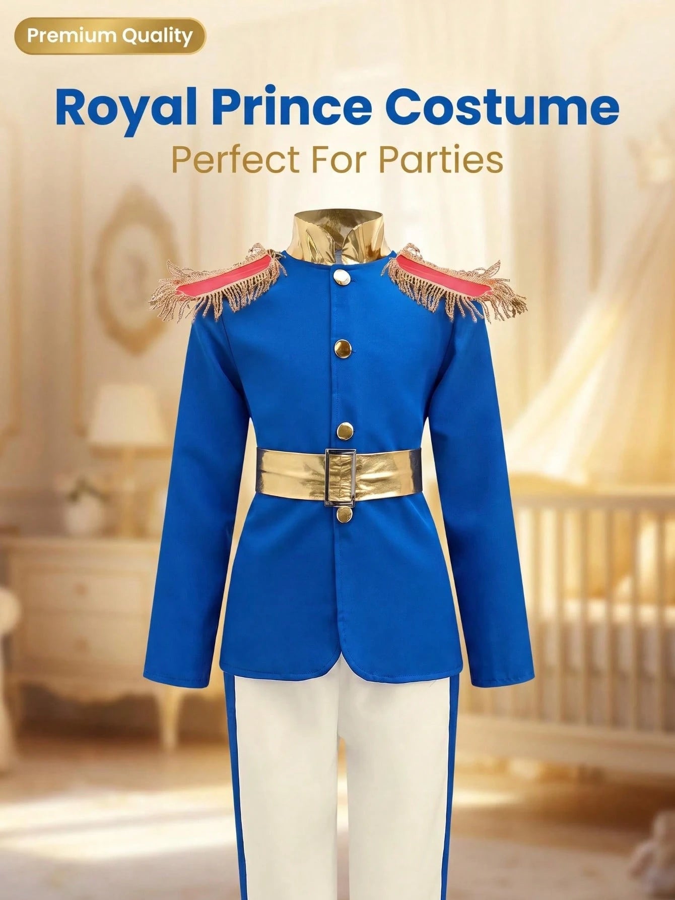 Royal Celebration Prince 3-Piece Costume Set For Boys