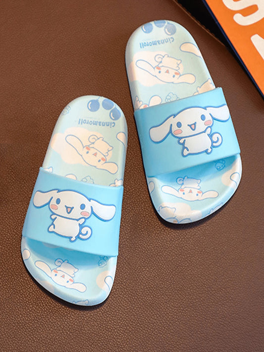 SANRIO Cute Cartoon Open Toe Slippers For Girls