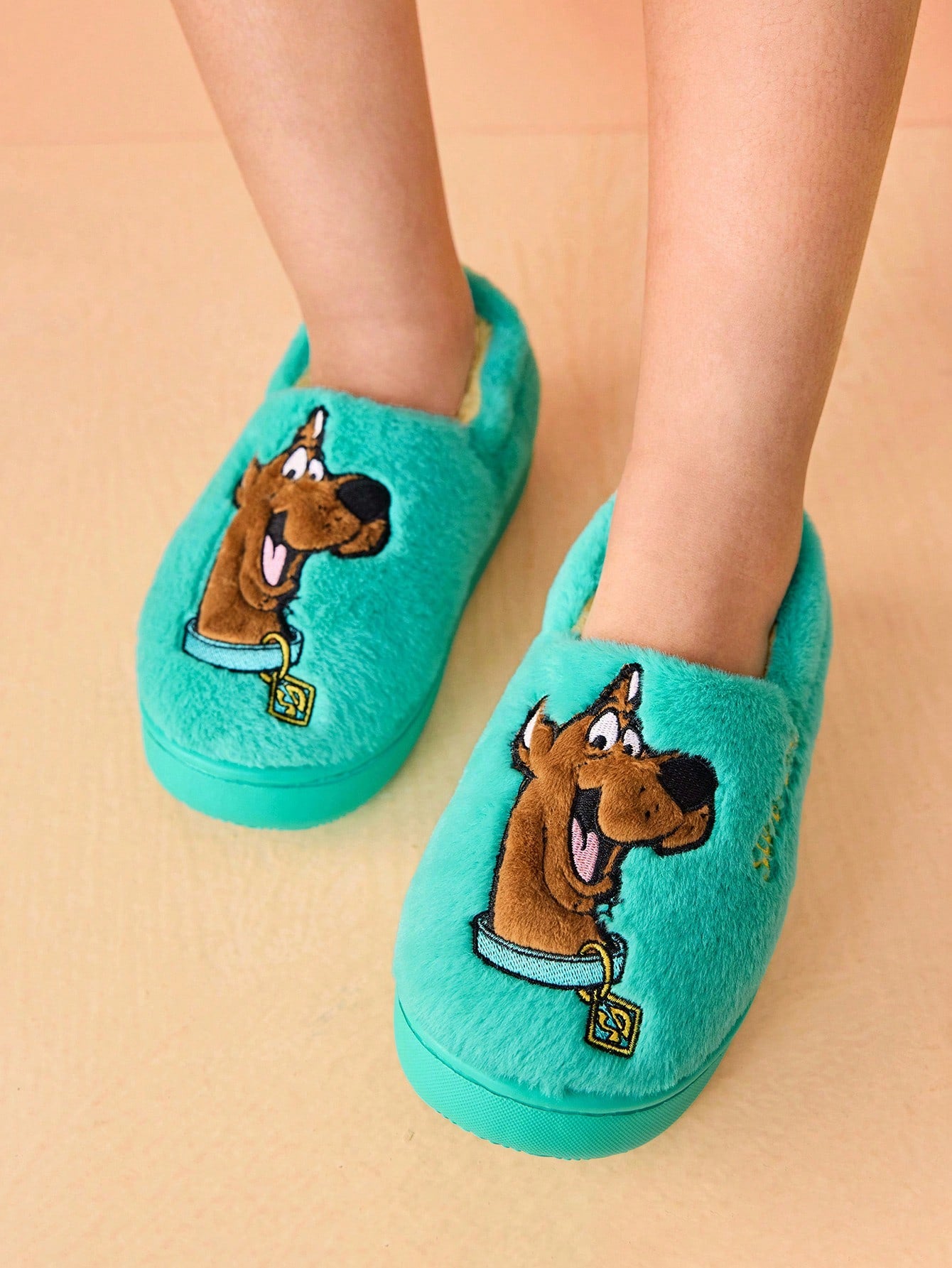 SCOOBY-DOO Cute Embroidery Cartoon Boys Slippers