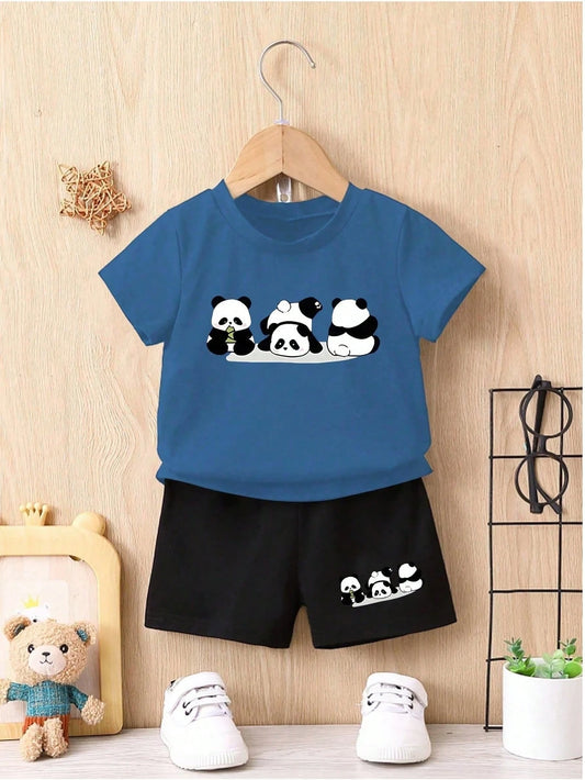 Baby Boy Casual And Sporty Outfits With Cute Panda Print