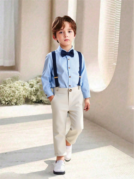 2pcs Gentleman Outfit For Young Boy