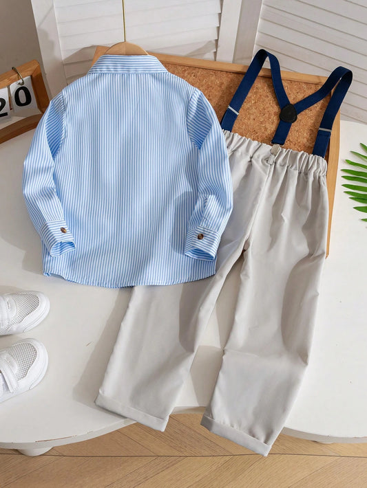 2pcs Gentleman Outfit For Young Boy