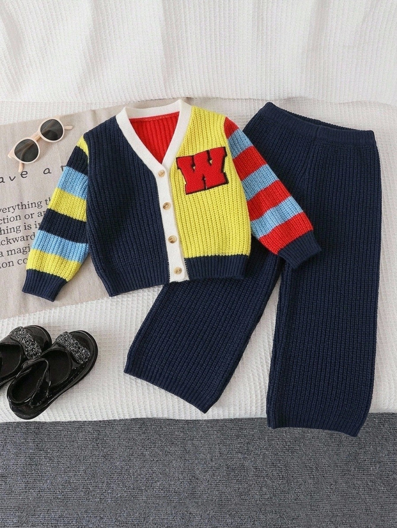 Mummy and Mee 2pcs Girls Toddler Sweater Set