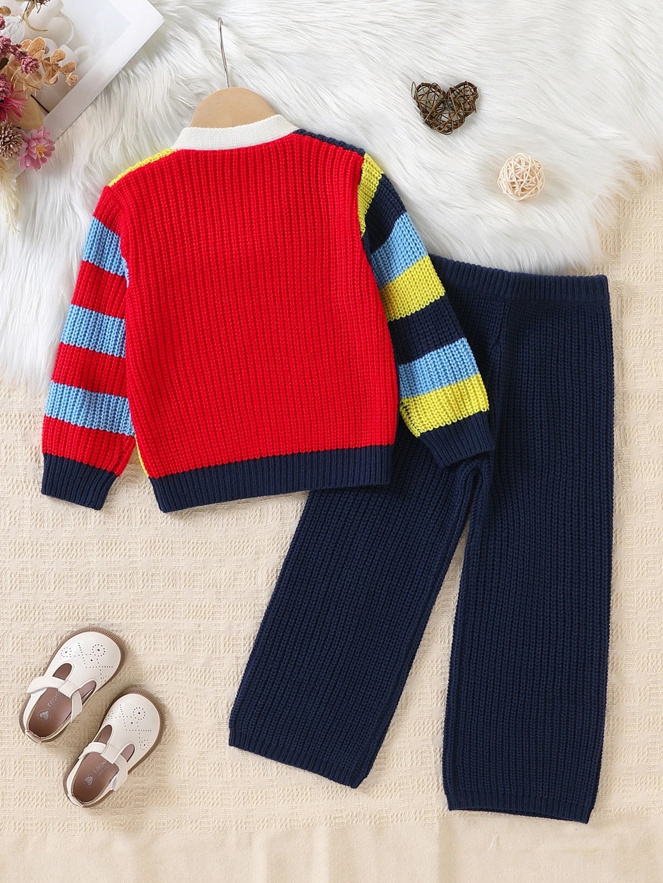 Mummy and Mee 2pcs Girls Toddler Sweater Set
