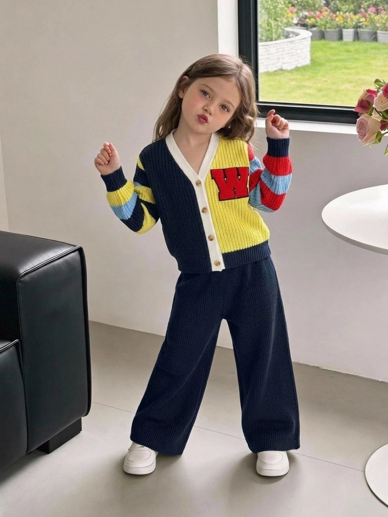 Mummy and Mee 2pcs Girls Toddler Sweater Set
